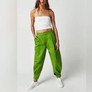 Free People Lucia Trousers Green Size 6